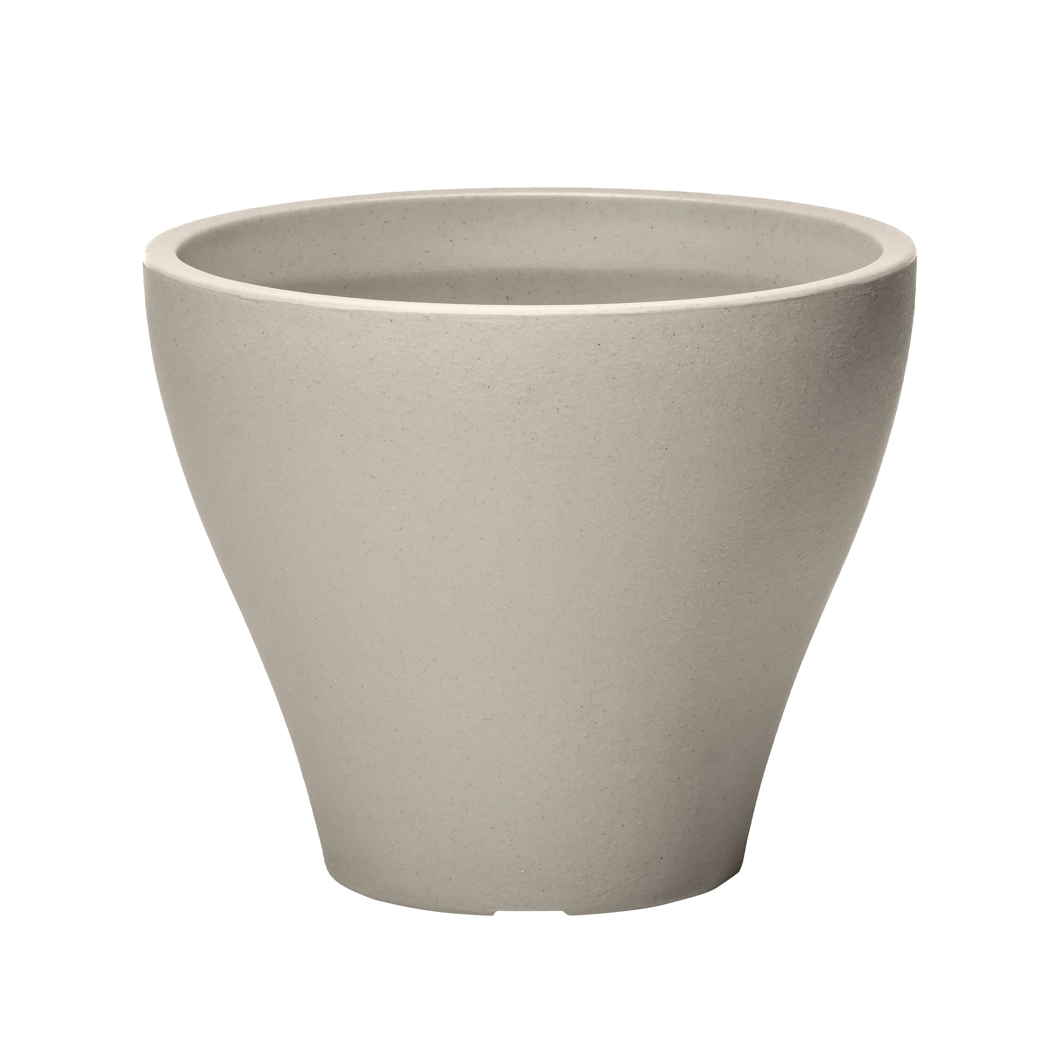 Step2 Fernway - Pot de fleurs - Béton   Jardinière Balcon Léger et Facile à déplacer - Plastique rotomoulé - 50,8 x 50,8 x 61 cm